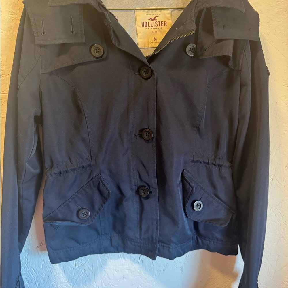 Hollister Women's Navy Jacket